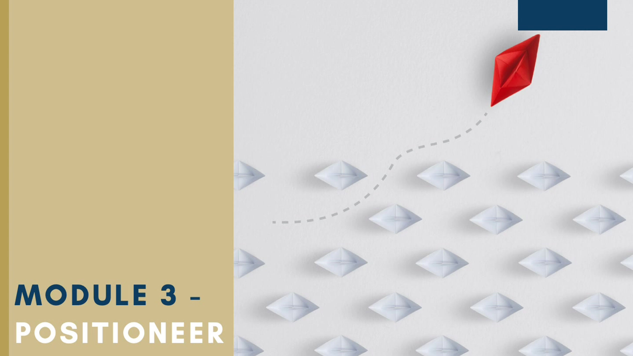 Module 3 - Positioneer jezelf